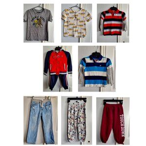 Bundle toddler boy pants & tops